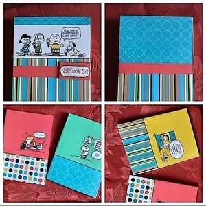 Charlie Brown Notebook set NWOT 3 📖 included with set.